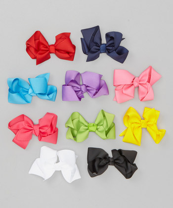 Assorted Bow Clip Set - Yearly Collection