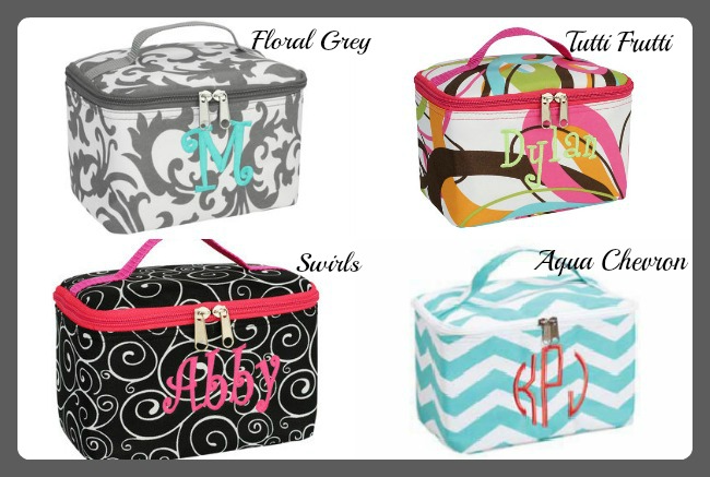 1009 Monogrammed Cosmetic & Jewelry Case