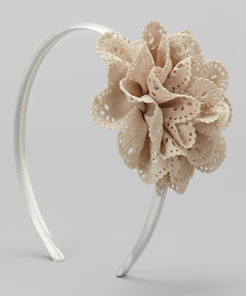 Nude Eyelet  Headband