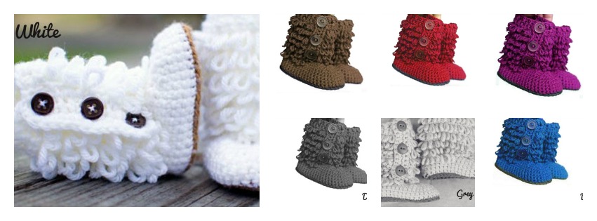 1012 - Crochet Ruffled Booties